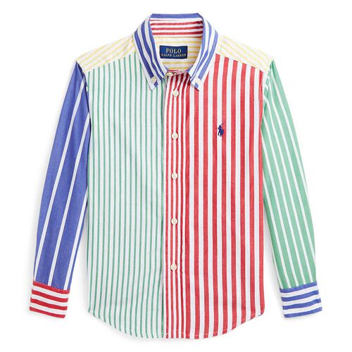Polo Ralph Lauren Striped Cotton Poplin Fun Shirt
